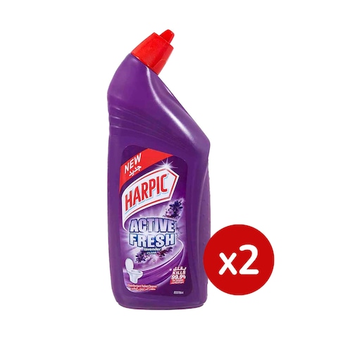 Harpic Toilet Cleaner - Lavender - 700ml x 2 Bottles